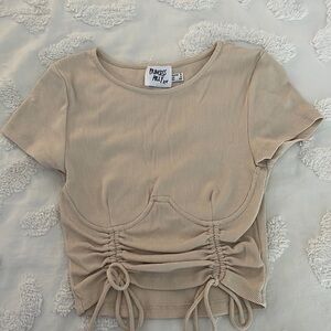 Princess Polly Stormi Beige Tee